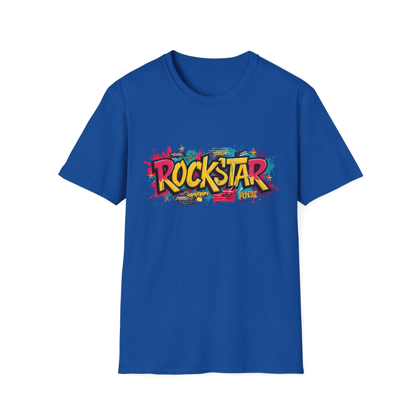 Rockstar Graphic Unisex T-Shirt, Music Lover Gift, Festival Wear, Cool Casual Tee, Birthday Present, Unisex Softstyle Shirt