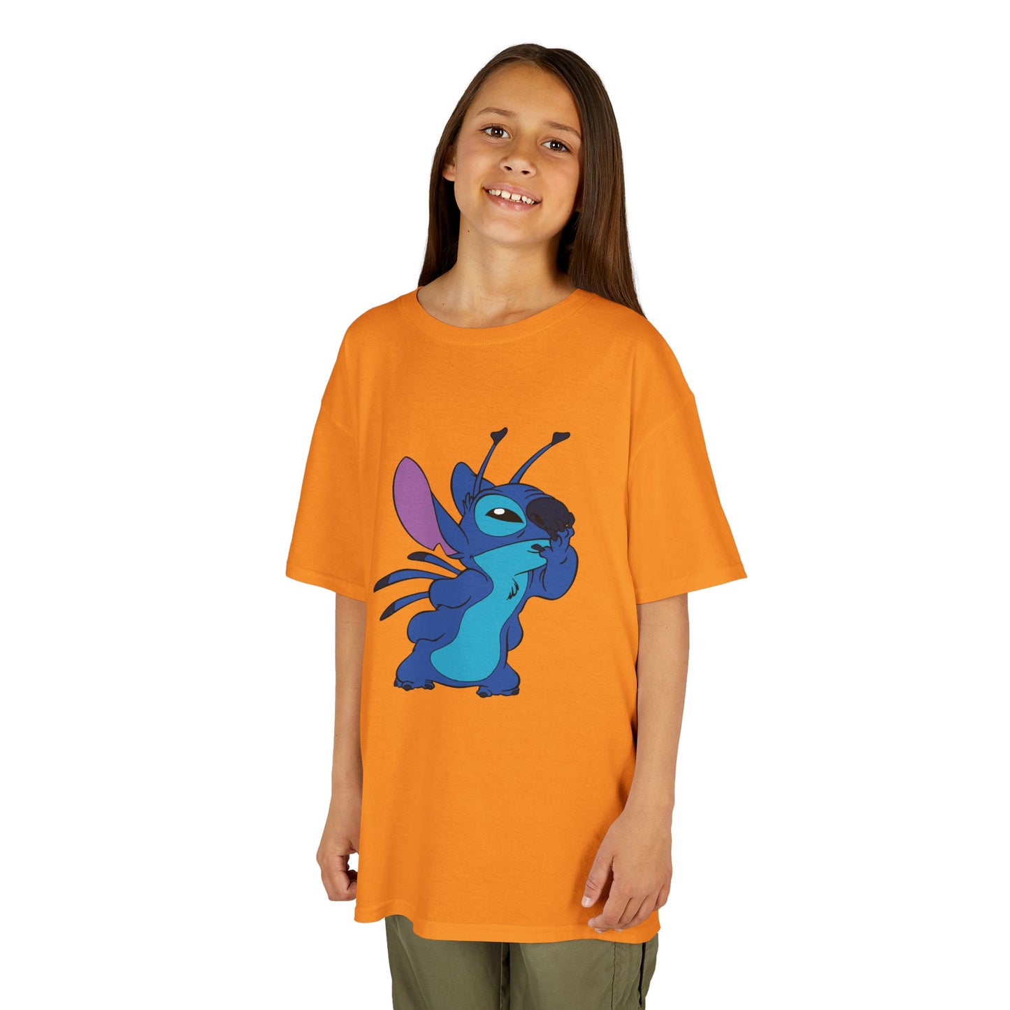Kids Cotton Tee - Cute Stitch Design for Fun Adventures