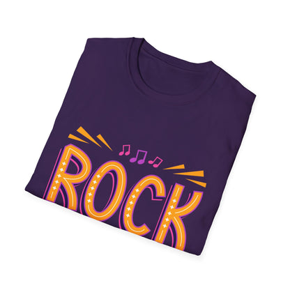 Rock Not Dead Unisex Softstyle T-Shirt | Music Lover Gift, Concert Apparel, Graphic Tee, Casual Wear, Festival Outfit