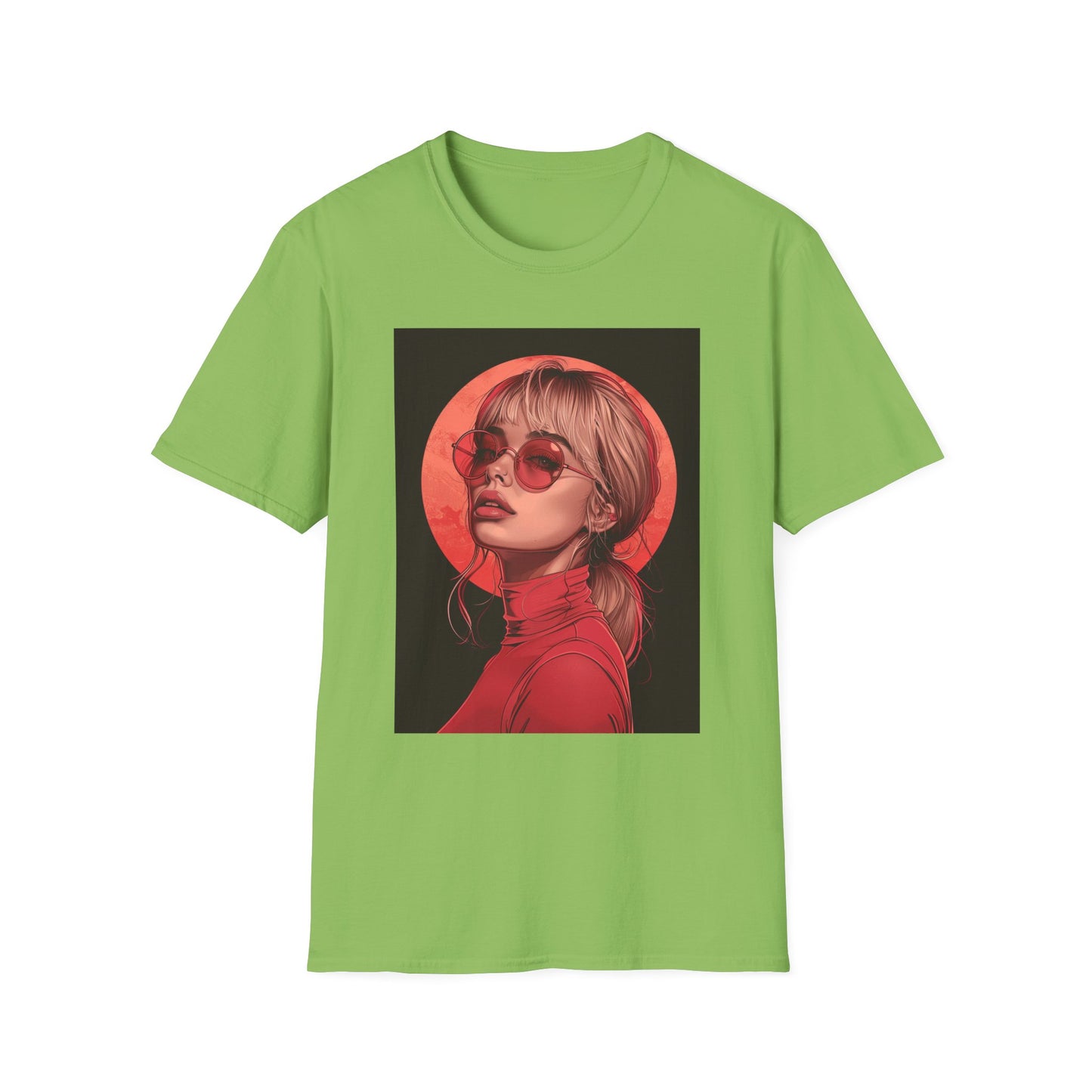 Retro Chic Graphic T-Shirt with Stylish Artwork