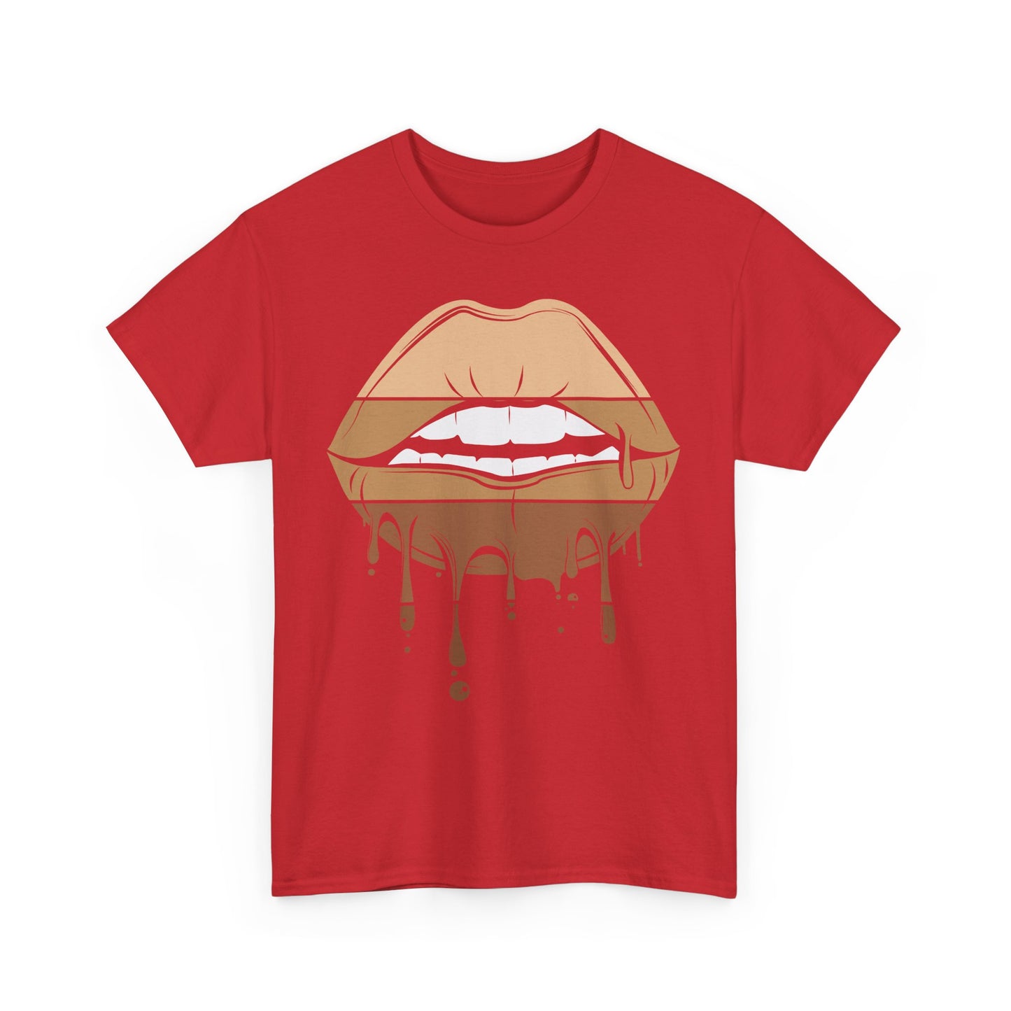 Chic Bold Lip Graphic Tee - Unisex Heavy Cotton