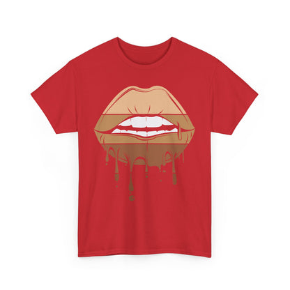 Chic Bold Lip Graphic Tee - Unisex Heavy Cotton