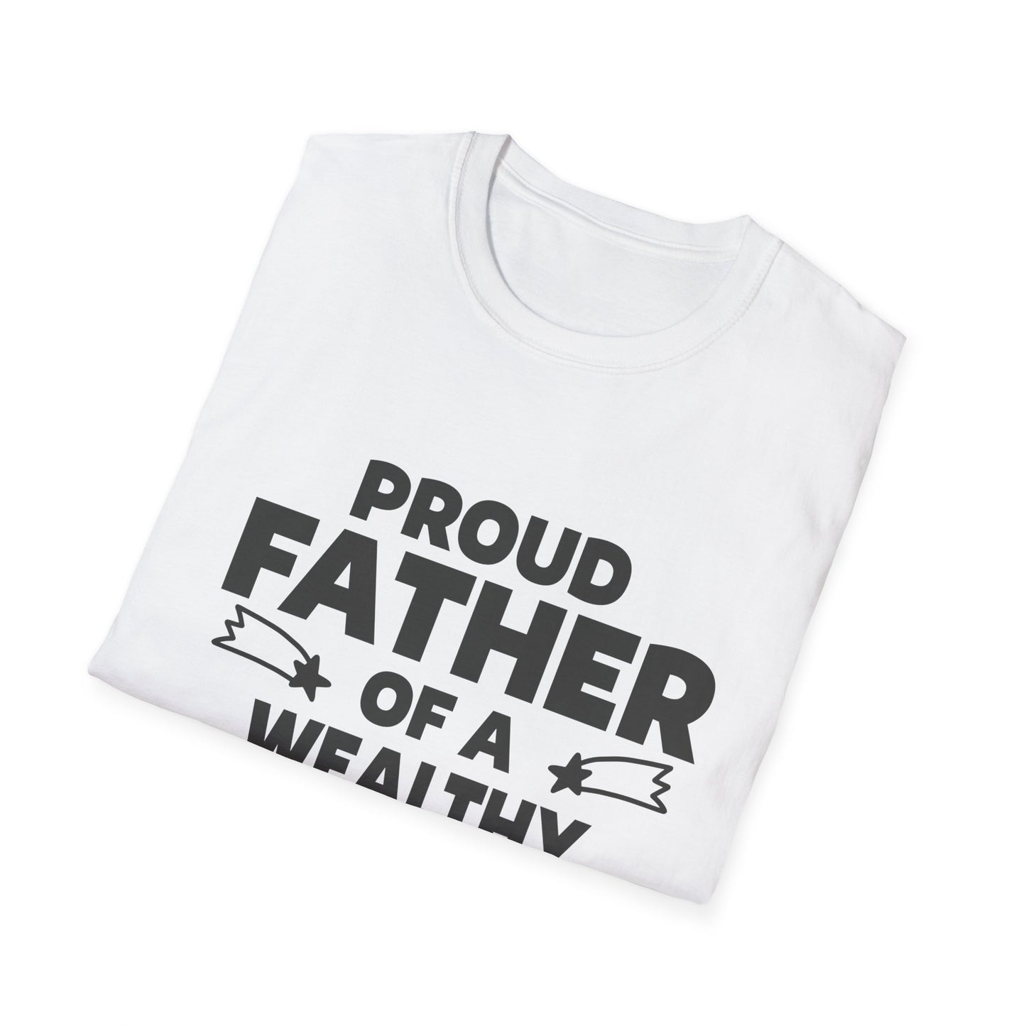 Proud Father T-Shirt - Unisex Softstyle Tee for Celebrating Dads