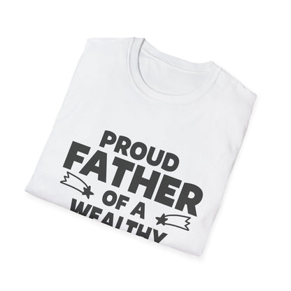 Proud Father T-Shirt - Unisex Softstyle Tee for Celebrating Dads
