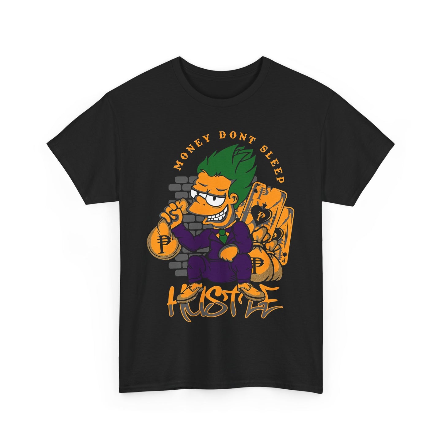 Hustle Money Don't Sleep Unisex Heavy Cotton Tee