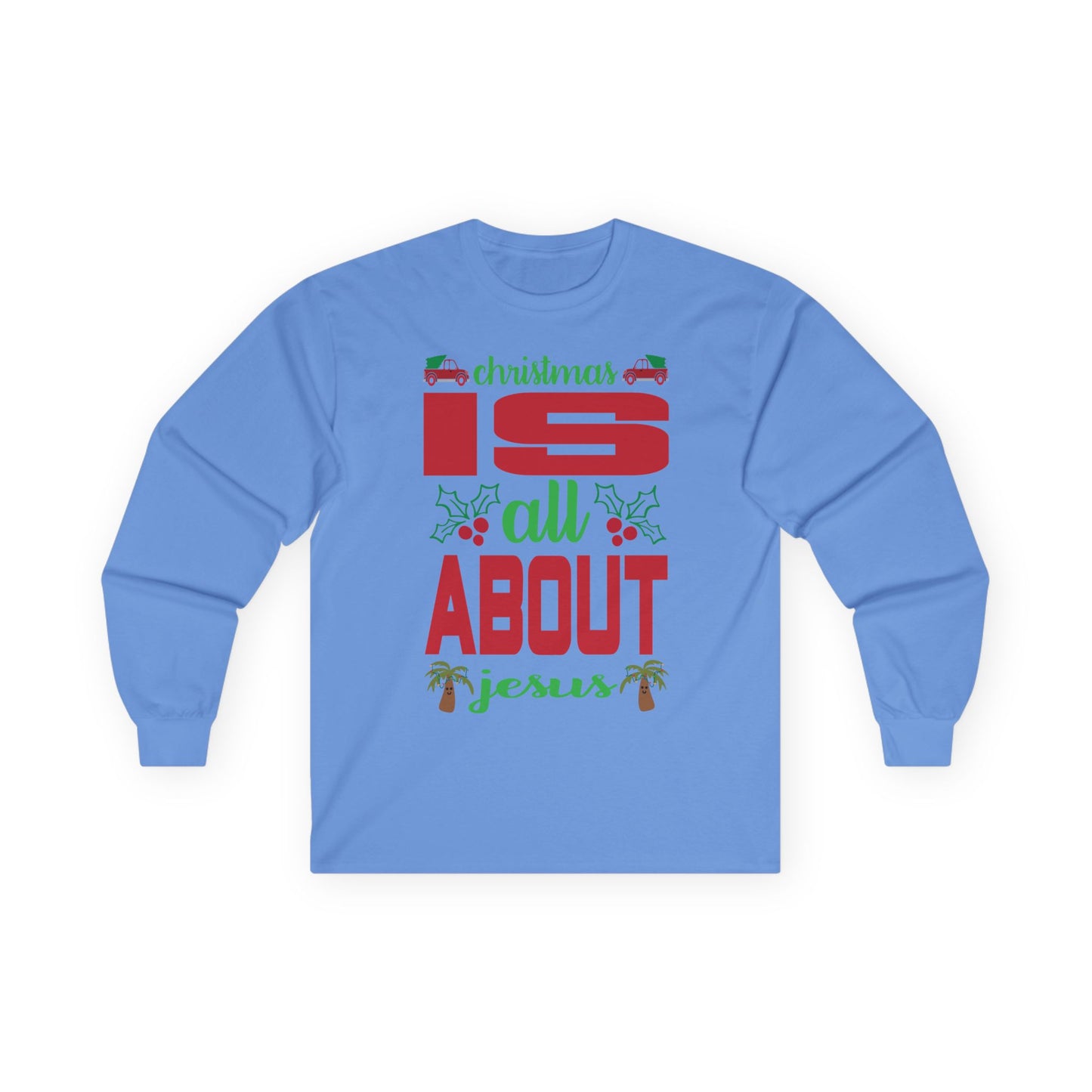 Unisex Christmas Long Sleeve Tee, Meaningful Holiday Shirt, Faith-Based Gift, Family Gathering Wear, Winter Party Outfit, Jesus [...]