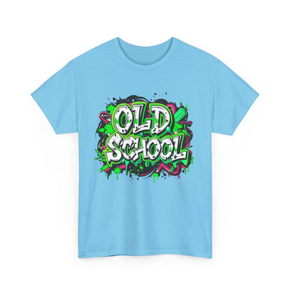 Retro Graffiti T-Shirt | Unisex Heavy Cotton Tee | Old School Vibe | Streetwear Fashion | Vintage Graphic Tee | Urban Style Wear | Fun Gift