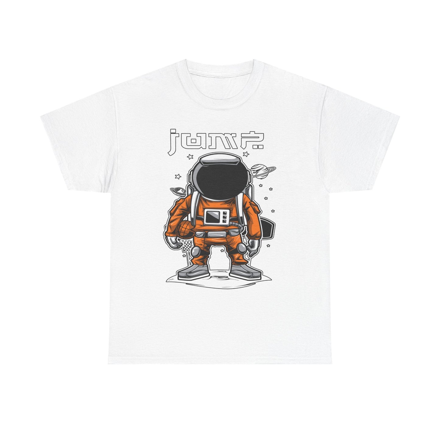 Astronaut Graphic Unisex Heavy Cotton Tee - Space Explorer Tee