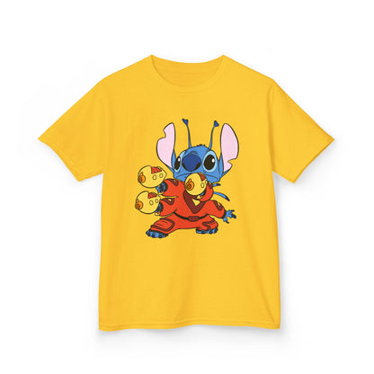 Colorful Kids Tee with Fun Cartoon Design