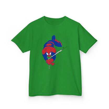 Kids Spider Hero Tee, Superhero Kids Shirt, Fun Cotton Tee, Birthday Gift Tee, Children's T-Shirt, Playful Kids Apparel