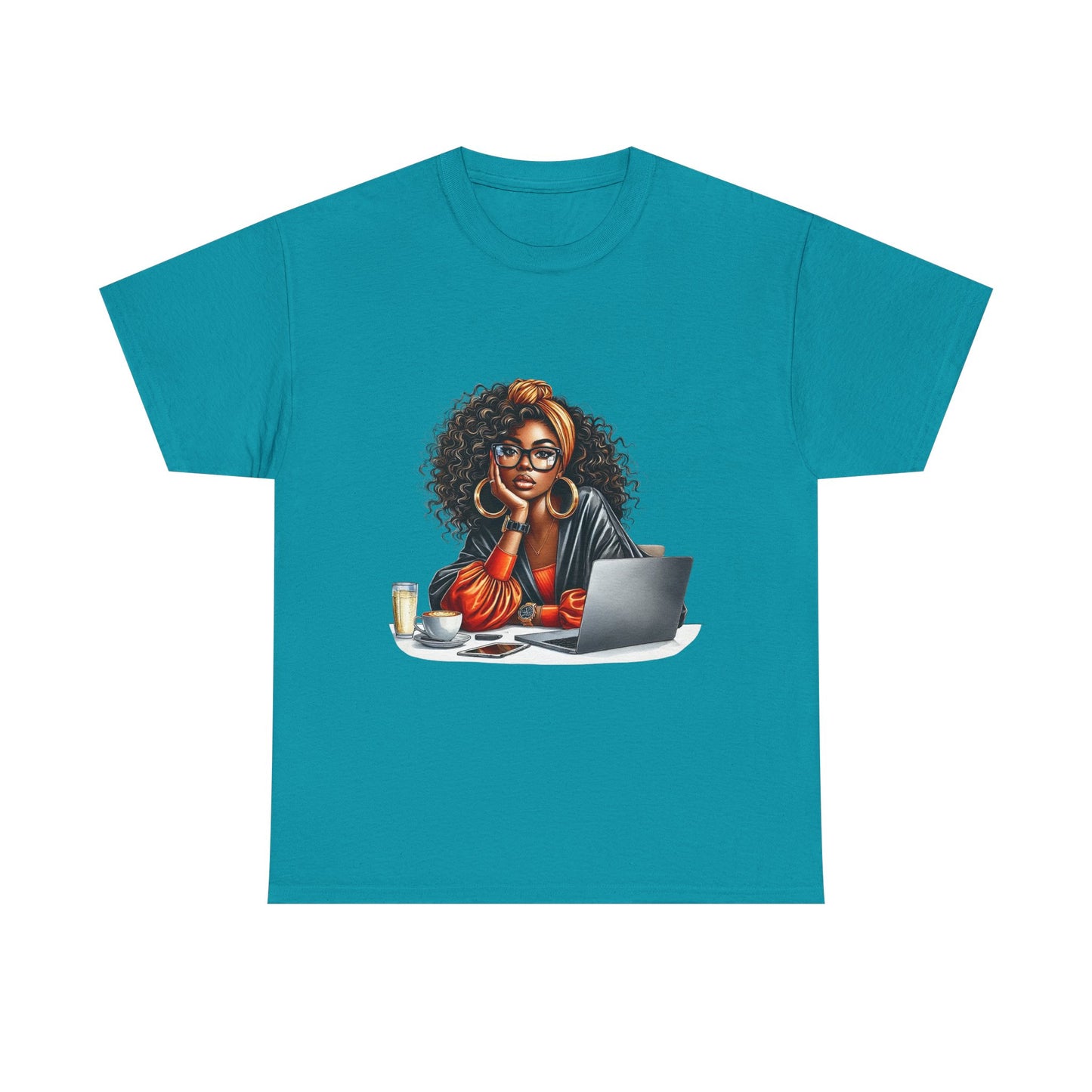 Creative Work From Home Unisex Heavy Cotton Tee