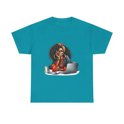 Creative Work From Home Unisex Heavy Cotton Tee