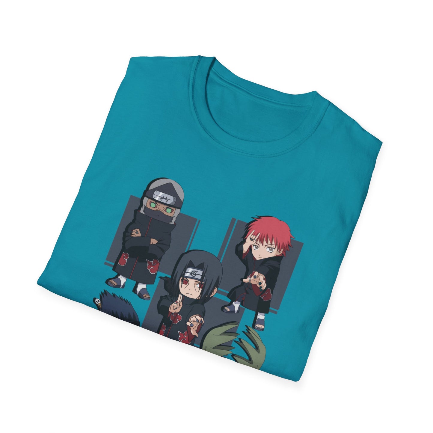 Anime Character Unisex Softstyle T-Shirt - Cool Graphic Tee for Fans