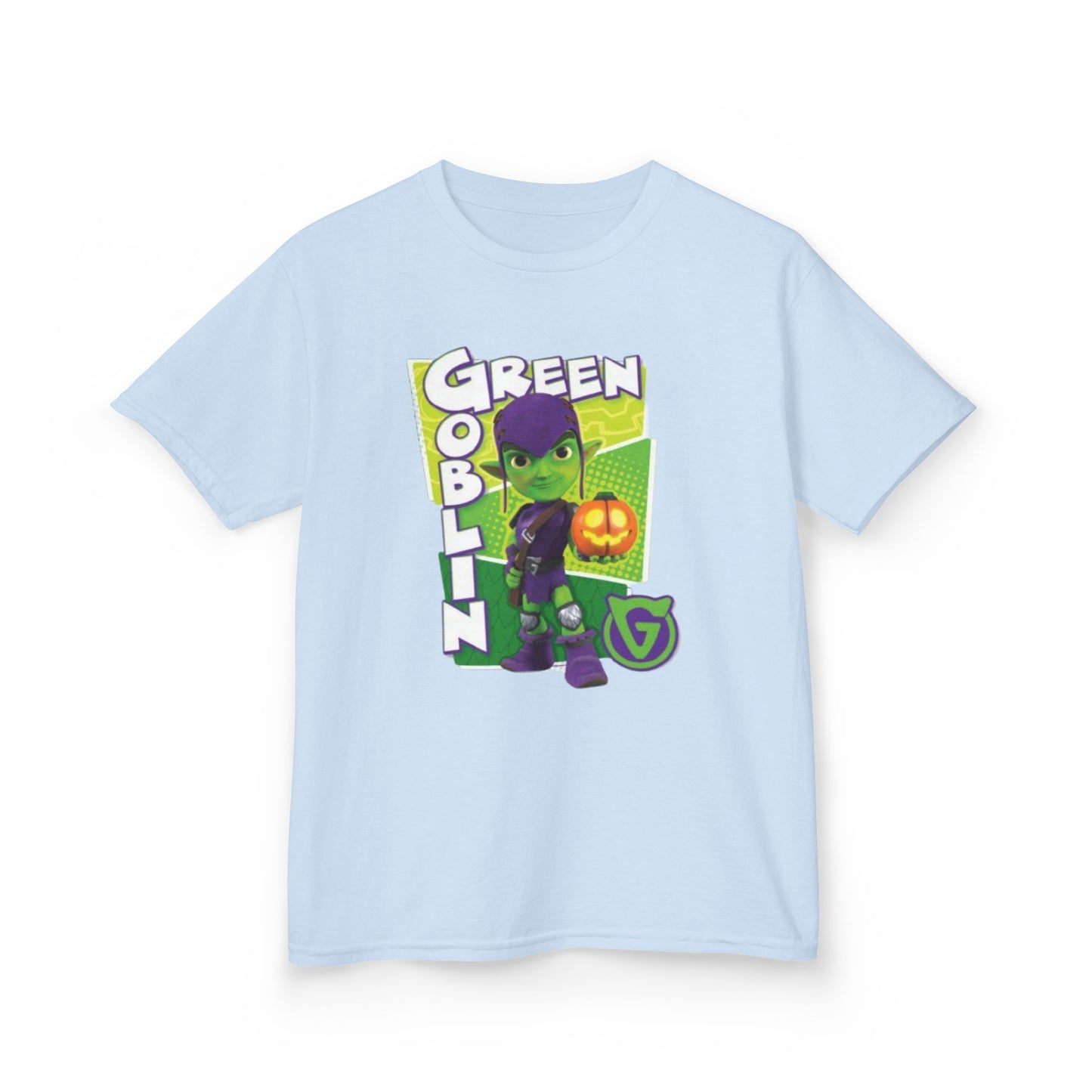 Kids Green Goblin Tee - Fun Halloween T-Shirt for Kids