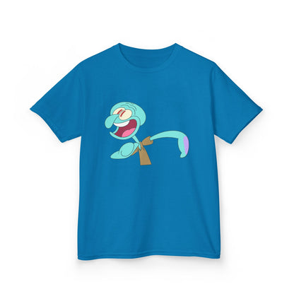 Kids Tee with Fun Character Design, Playful Cotton Shirt for Children, Birthday Gift, Casual Wear, Kids Fashion