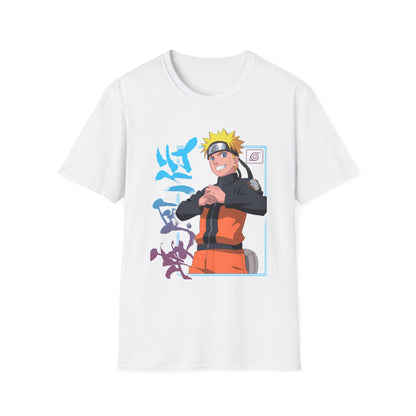 Anime-Inspired Unisex Softstyle T-Shirt - Naruto Design