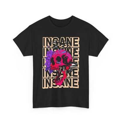 Edgy Skull Art Unisex Heavy Cotton Tee - Perfect for Alternative Fashion Lovers