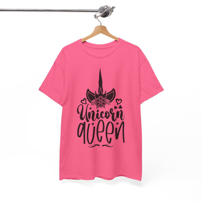 Unicorn Queen Unisex Heavy Cotton Tee - Fun and Playful Graphic T-Shirt for Unicorn Lovers