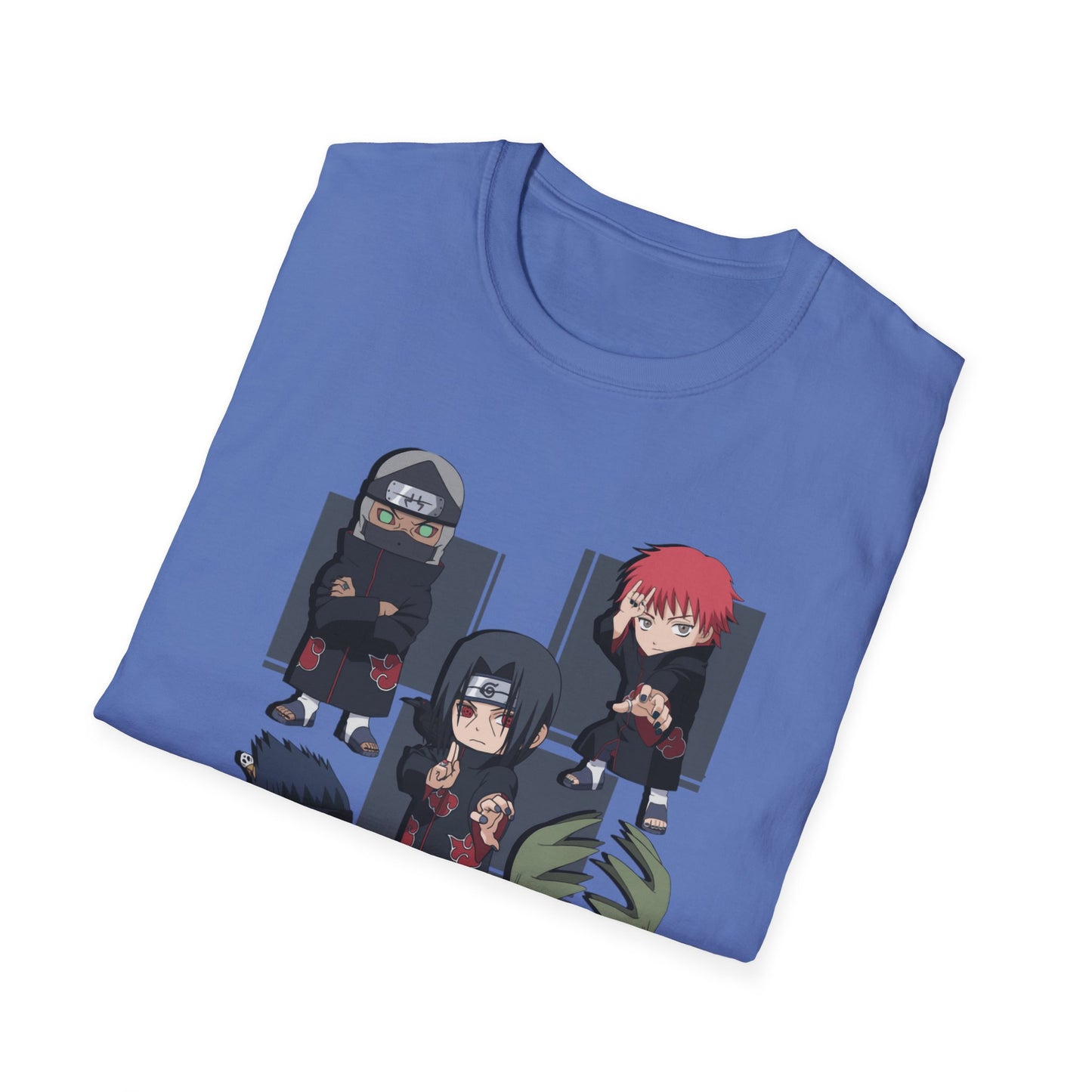 Anime Character Unisex Softstyle T-Shirt - Cool Graphic Tee for Fans