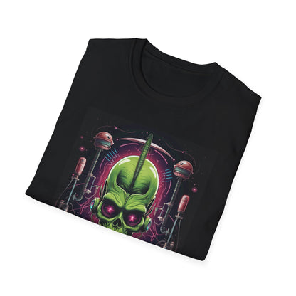 Alien Invader Graphic Unisex Softstyle T-Shirt