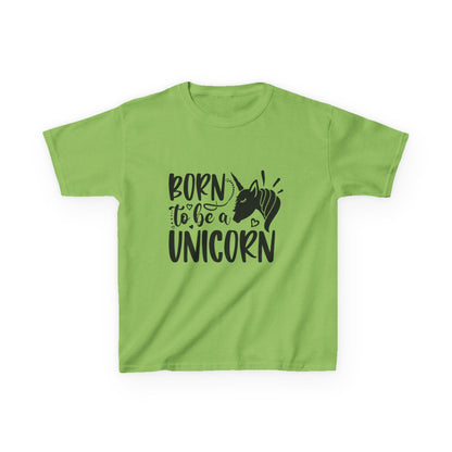 Kids Unicorn T-Shirt - "Born to Be a Unicorn" - Fun Cotton Tee for Boys & Girls