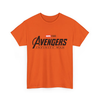 Avengers Infinity War Unisex Heavy Cotton Tee, Marvel Fan Shirt, Superhero Apparel, Gift for Him, Comic Book T-Shirt, Casual Wear
