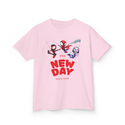 Superhero Kids T-Shirt, Fun Cotton Tee for Boys and Girls, Birthday Gift, Casual Wear, Everyday Style, Spider-Man Inspired Tee