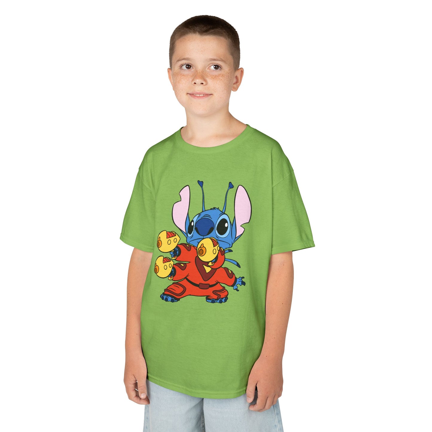 Colorful Kids Tee with Fun Cartoon Design