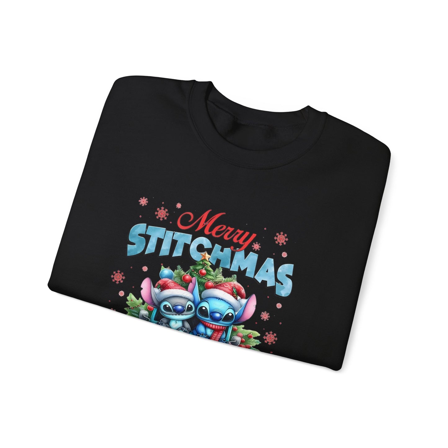 Merry Stitchmas Sweatshirt – Cute Stitch Holiday Crewneck