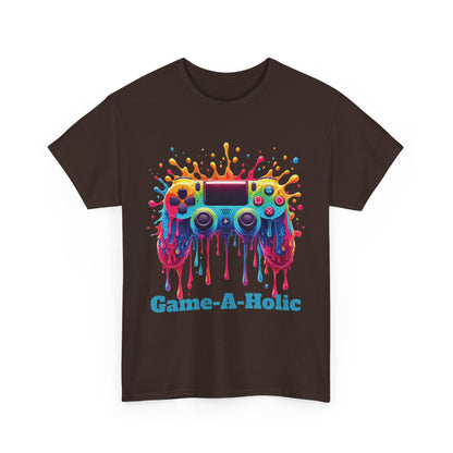 Game-A-Holic Unisex Heavy Cotton Tee - Perfect Gift for Gamers