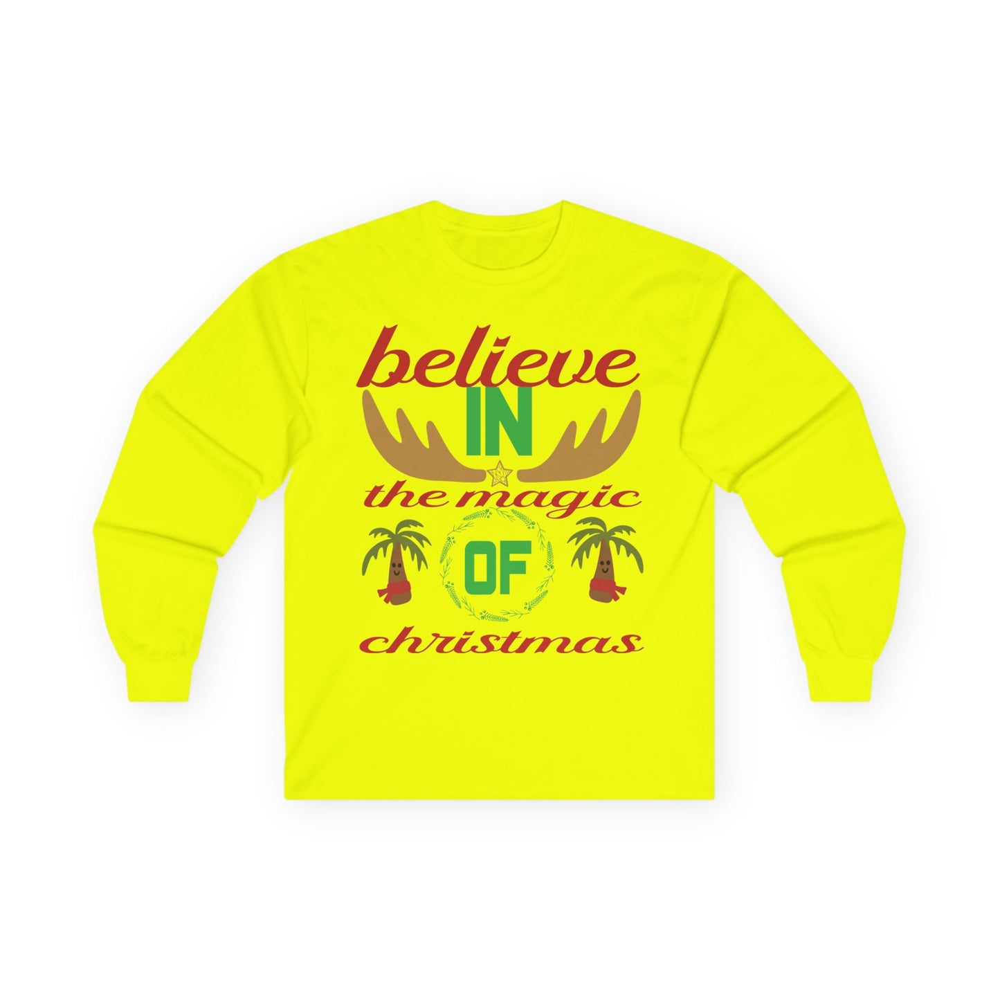 Believe in the Magic of Christmas Long Sleeve Tee, Holiday Apparel, Unisex Christmas Shirt, Festive Holiday Gift, Winter Clothing, [...]