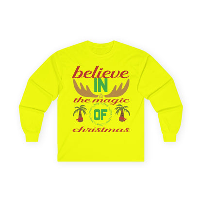 Believe in the Magic of Christmas Long Sleeve Tee, Holiday Apparel, Unisex Christmas Shirt, Festive Holiday Gift, Winter Clothing, [...]
