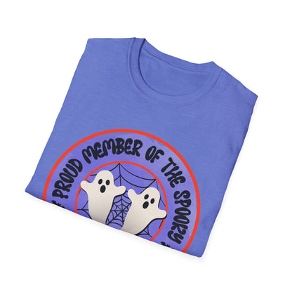 Spooky Squad Unisex T-Shirt, Halloween Tee, Cute Halloween Outfit, Casual Graphic Shirt, Witchy Apparel, Gift for Friends