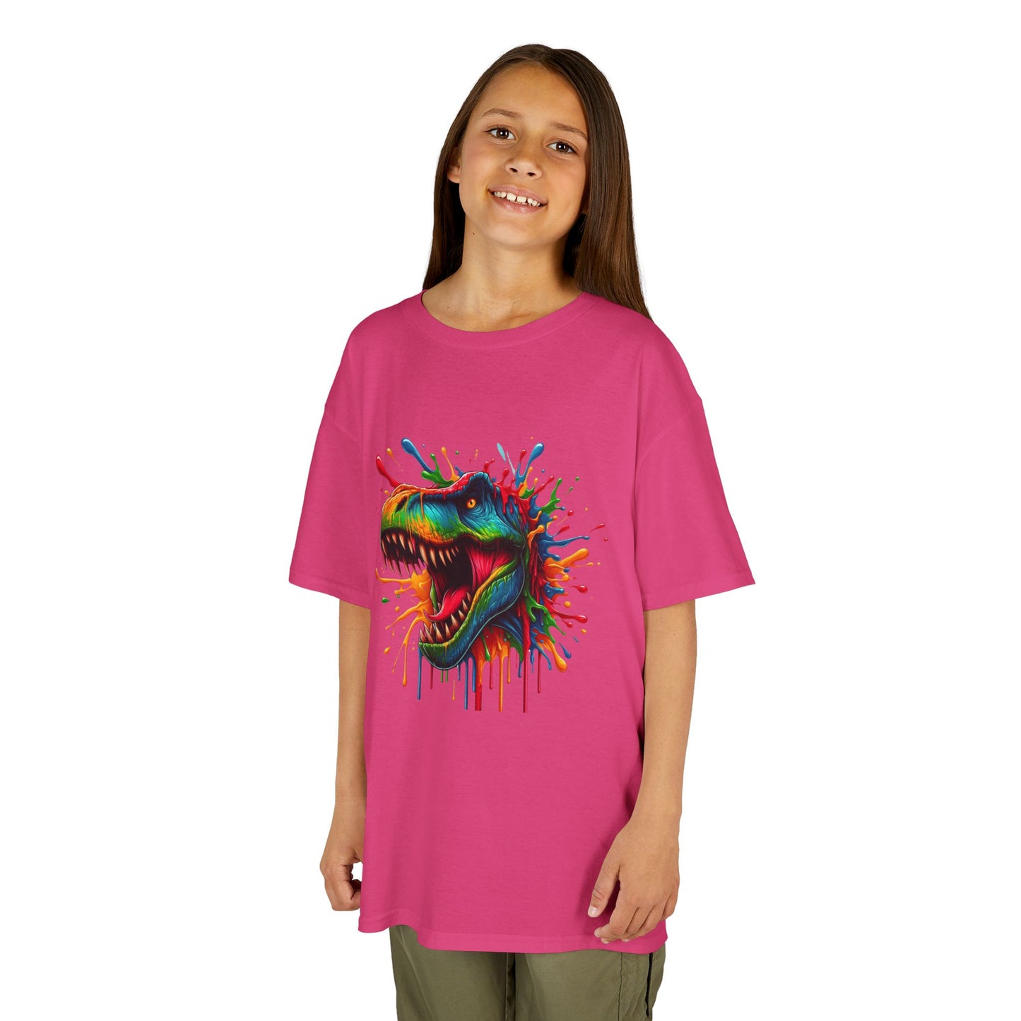 Colorful Dinosaur Kids Heavy Cotton™ Tee