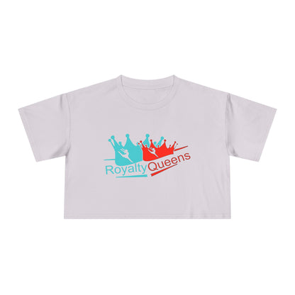 Royalty Queens Women's Crop Tee - Stylish Summer Top, Perfect Gift for Birthdays, Group Events, or Casual Outings