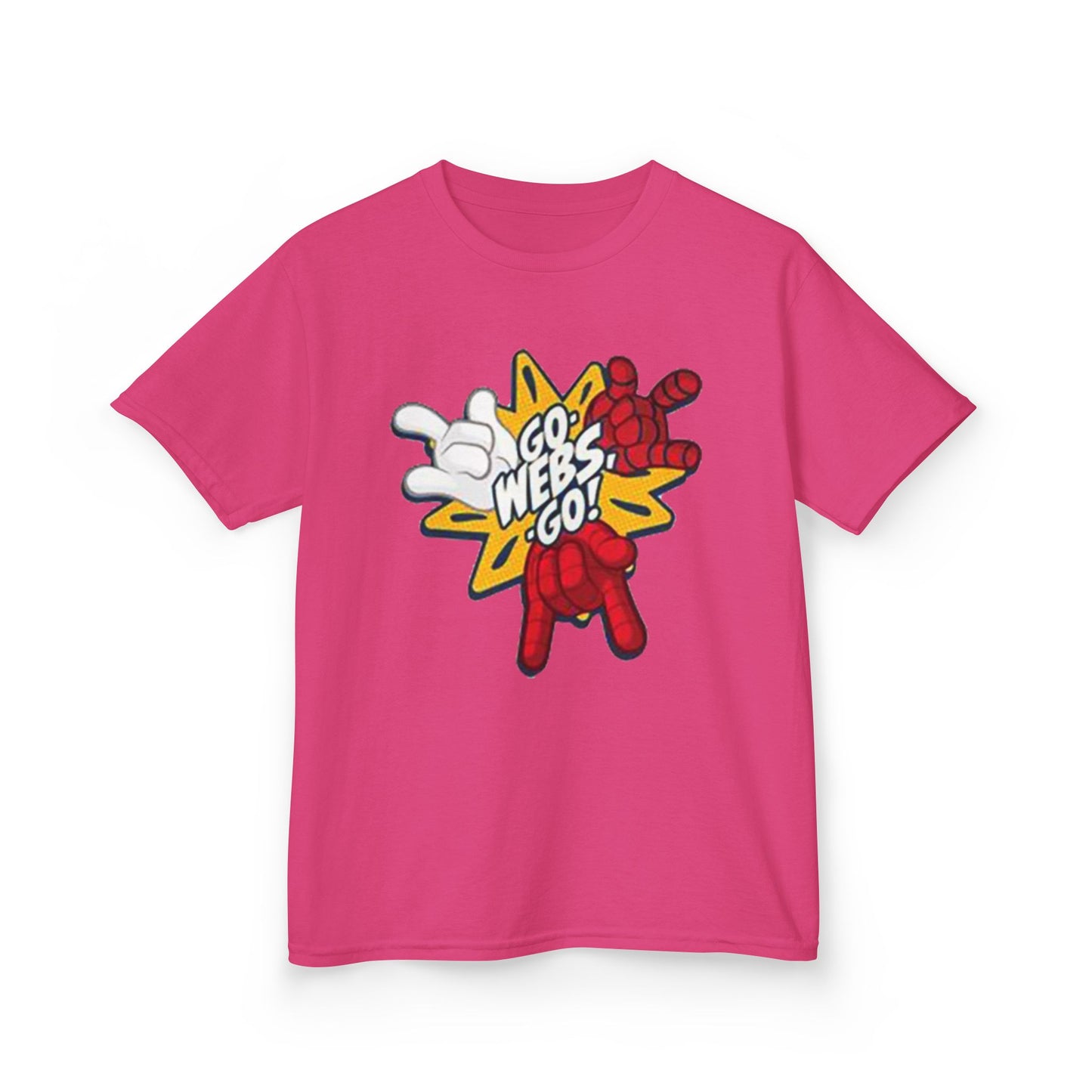 Kids Superhero Graphic Tee - Go Webs Go!