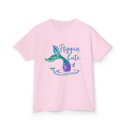 Flippin Cute Kids Tee - Colorful Whale Design for Fun-loving Children