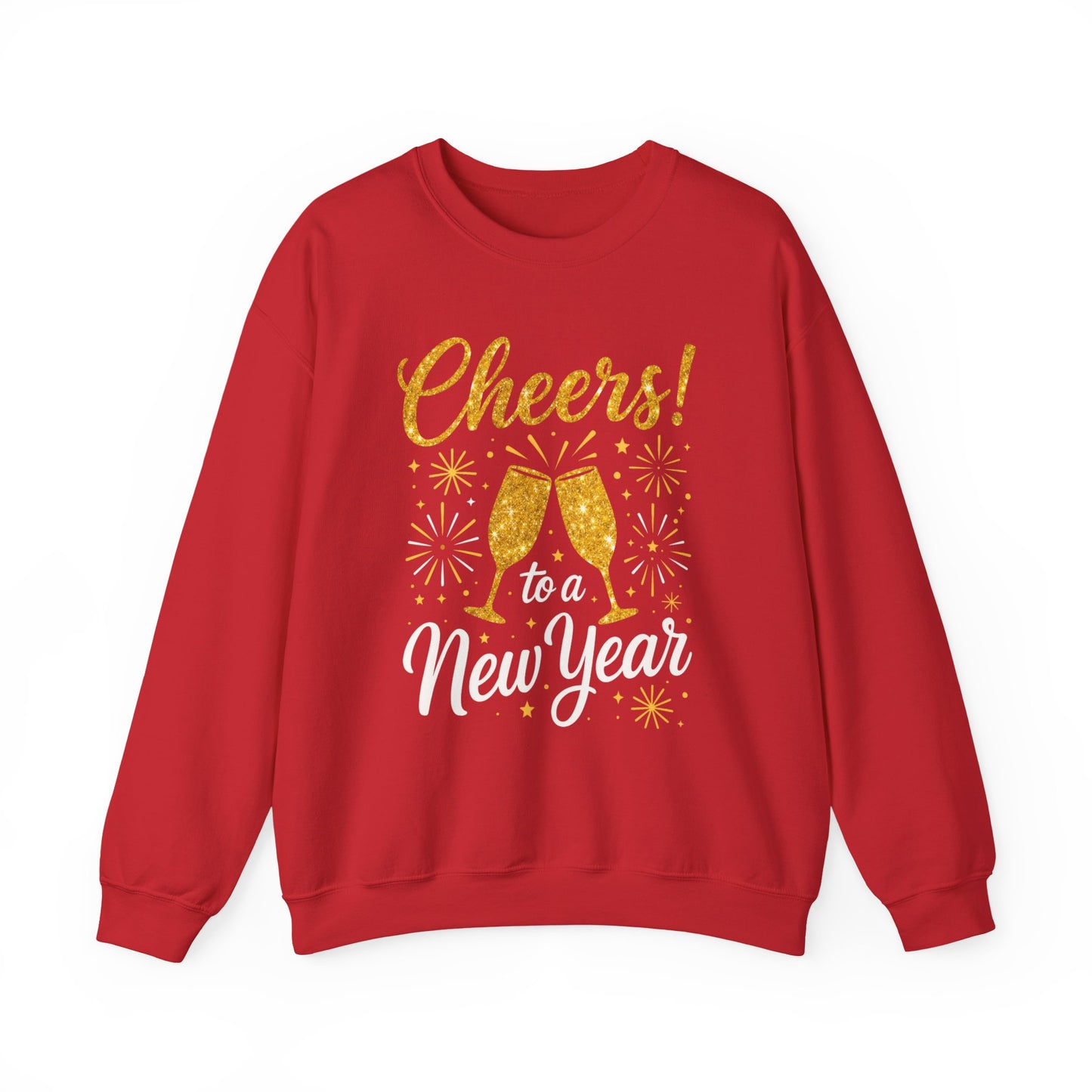 Cheers to a New Year Sweatshirt — New Year’s Eve Celebration Crewneck