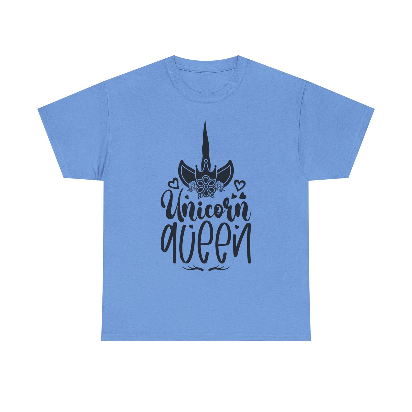 Unicorn Queen Unisex Heavy Cotton Tee - Fun and Playful Graphic T-Shirt for Unicorn Lovers