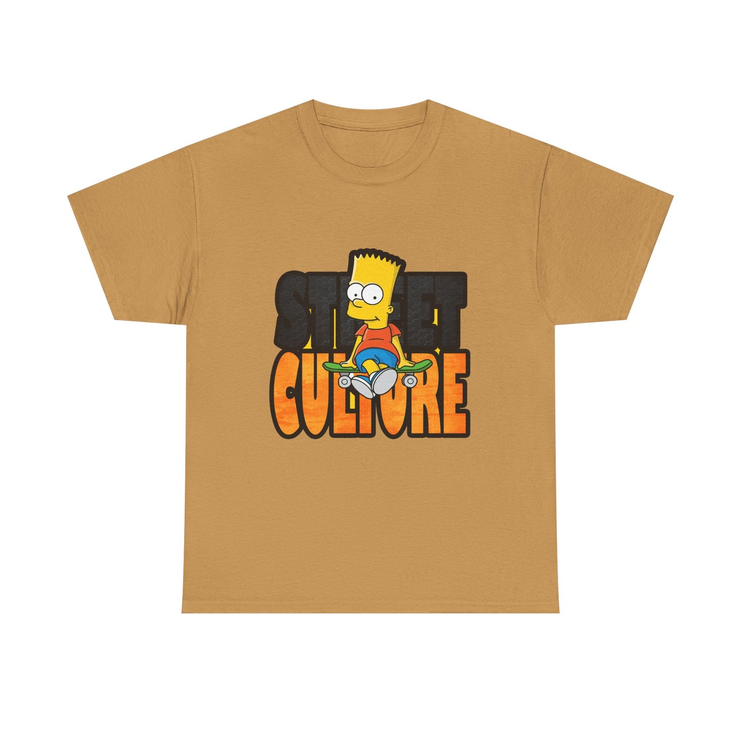 Retro Bart Simpson Unisex Heavy Cotton Tee - Street Culture Vibe