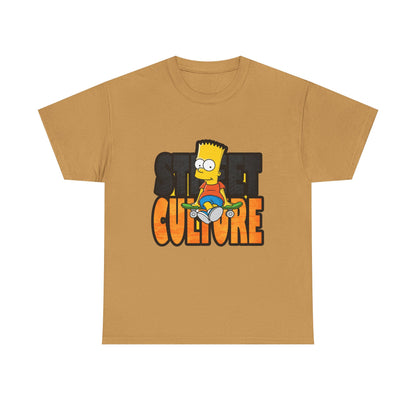 Retro Bart Simpson Unisex Heavy Cotton Tee - Street Culture Vibe