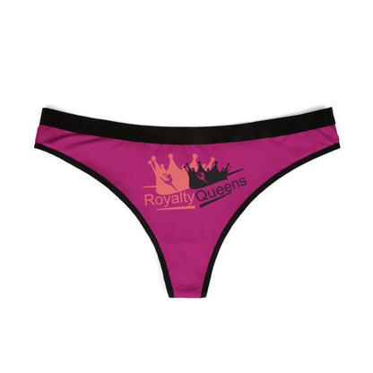 Royalty Queens Women's Thongs - Fun, Comfortable, and Empowering Lingerie, Bridal Gifts, Birthday Surprises, Bachelorette Party Essentials