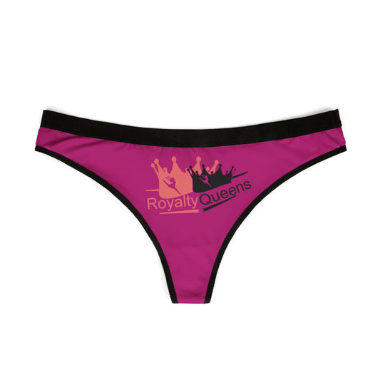 Royalty Queens Women's Thongs - Fun, Comfortable, and Empowering Lingerie, Bridal Gifts, Birthday Surprises, Bachelorette Party Essentials