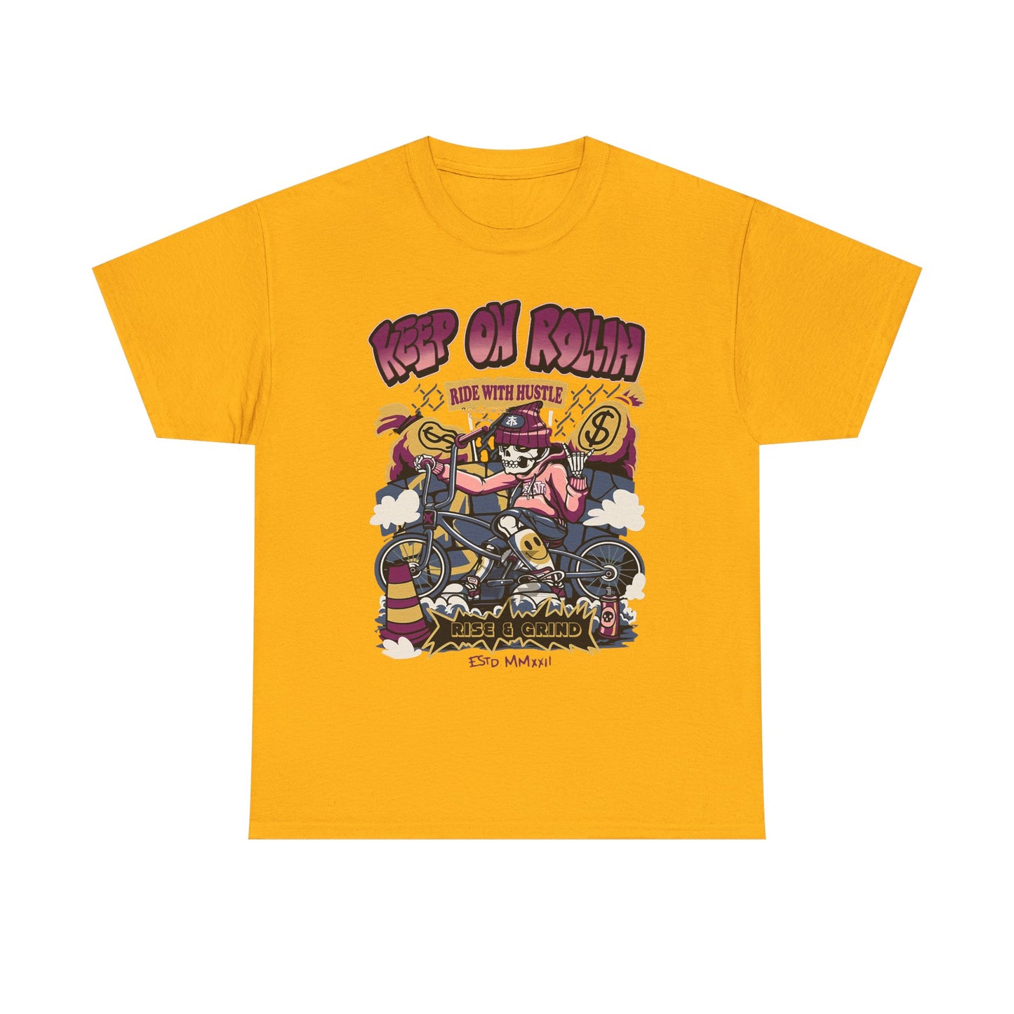 Keep On Rollin' Unisex Heavy Cotton Tee – Hustle Vibes