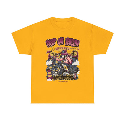 Keep On Rollin' Unisex Heavy Cotton Tee – Hustle Vibes