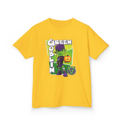 Kids Green Goblin Tee - Fun Halloween T-Shirt for Kids