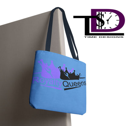 Royalty Queens Tote Bag, Stylish Reusable Tote, Gift for Her, Chic Shopping Bag, Women’s Accessory, Birthday Gift, Motivational Bag