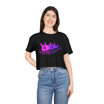 Royalty Queens Women's Crop Tee - Stylish Black Girl Magic Shirt, Trendy Summer Top, Gift for Her, Queens Day Celebration, Empowerment [...]