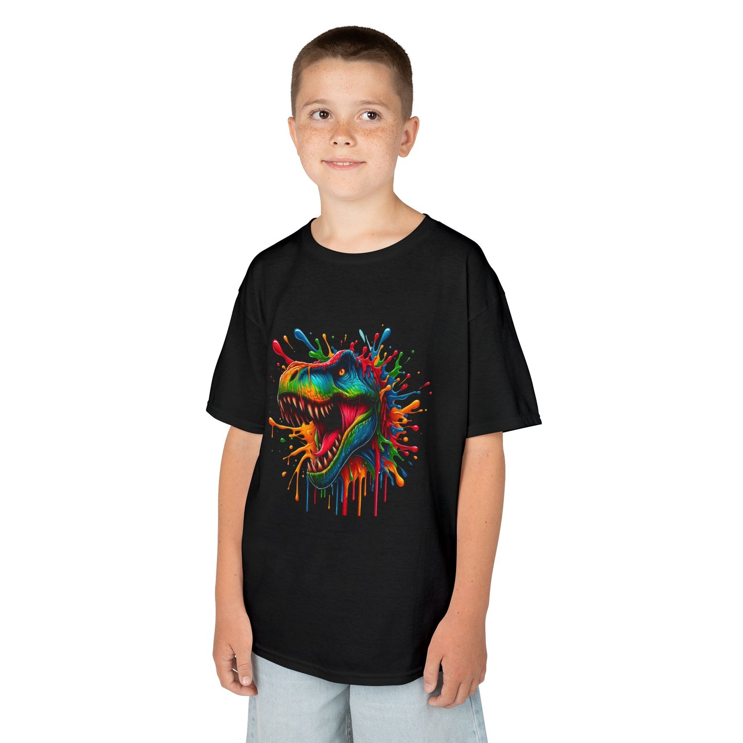 Colorful Dinosaur Kids Heavy Cotton™ Tee