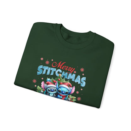 Merry Stitchmas Sweatshirt – Cute Stitch Holiday Crewneck